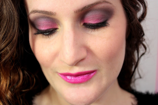 smoky eyes rose maquillage rose