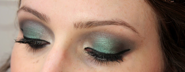 makeup noel maquillage vert