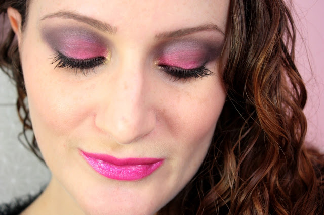 maquillage reveillon makeup rose