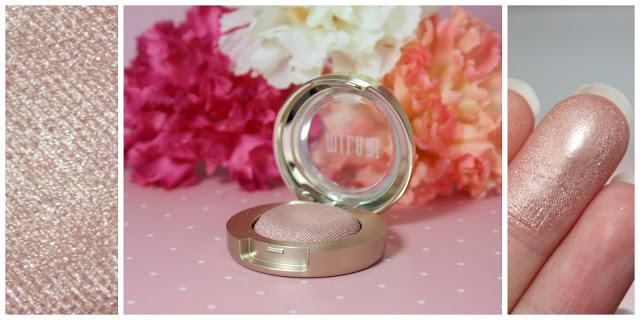 fard à paupière milani swatch fard champagne milani