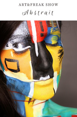 maquillage-abstrait maquillage-artistique-peinture