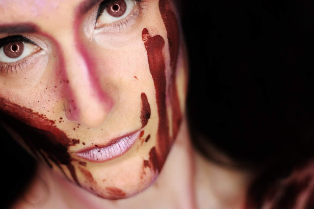 maquillae-sirene-sang mermaid-halloween-makeup