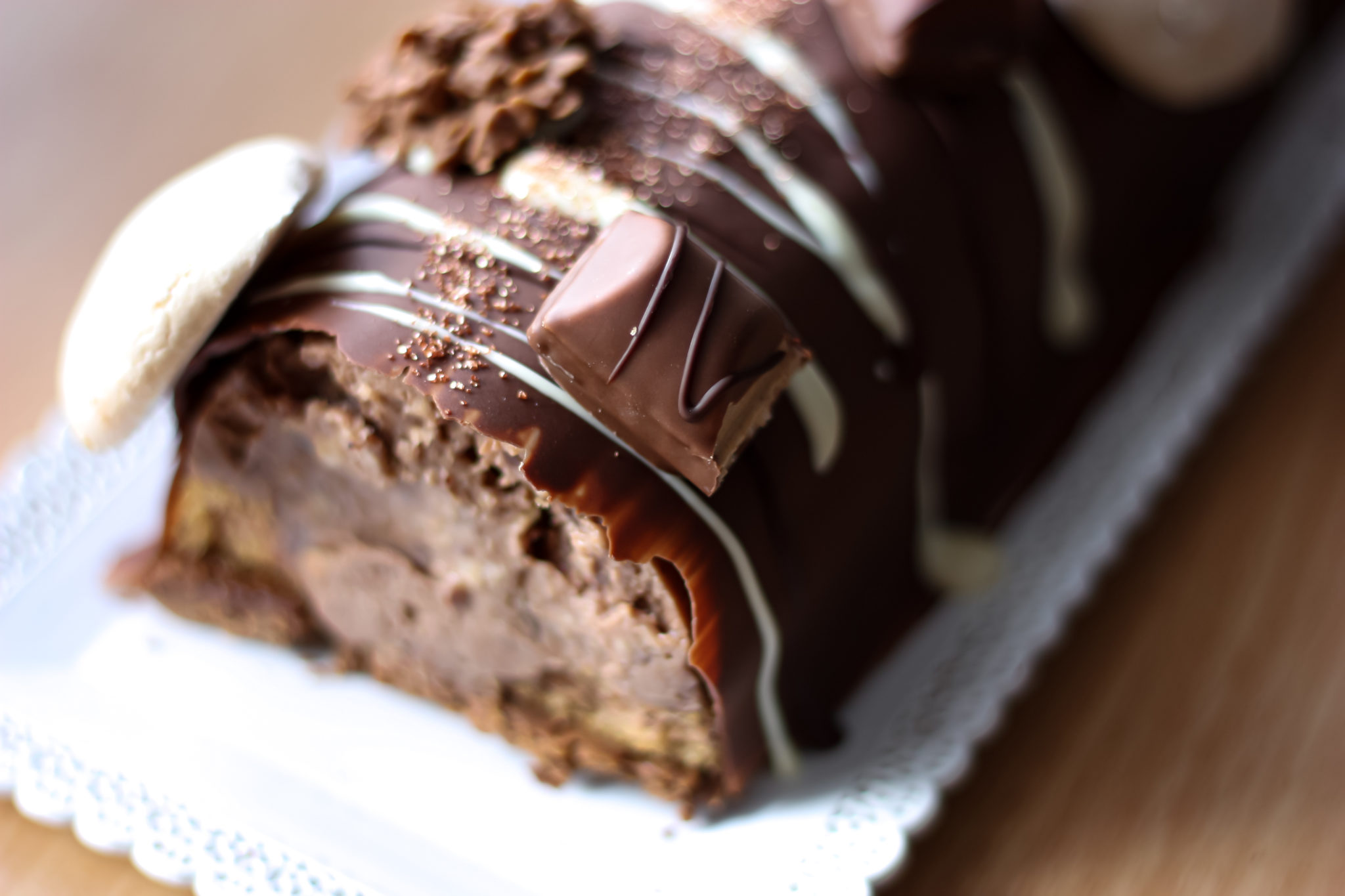 Ma recette de la bûche de Noël au Kinder Nous les Nanas