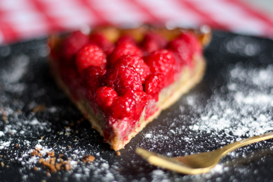 tarte-framboises-pistache-maison
